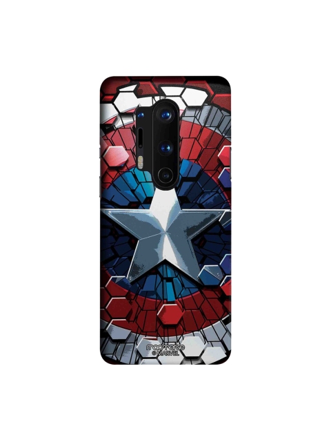 macmerise Blue & Red Marvel Comics Hex Shield OnePlus 8 Pro Back Case