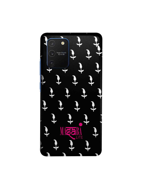 

macmerise Black & White Masaba Leaf Motif Samsung Galaxy S10 Lite Back Case