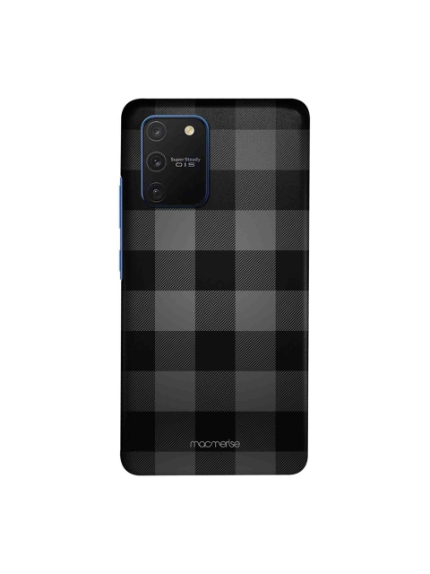 

macmerise Grey & Black Checkmate Samsung Galaxy S10 Lite Back Case