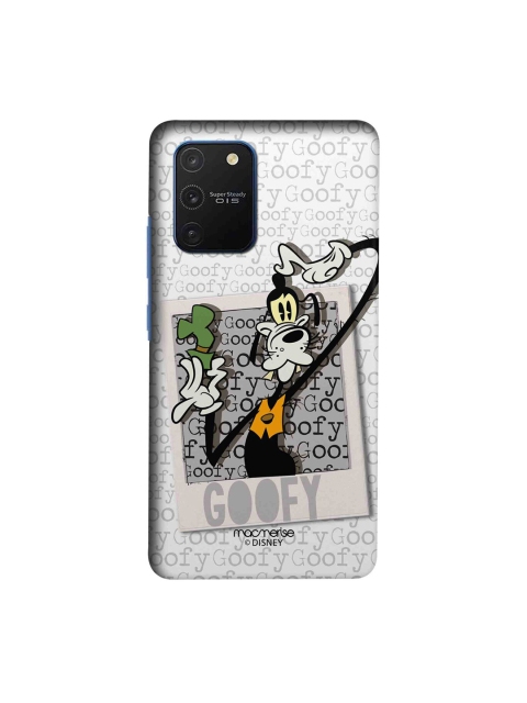 

macmerise White & Black Disney Hello Mr Goofy Samsung Galaxy S10 Lite Back Case