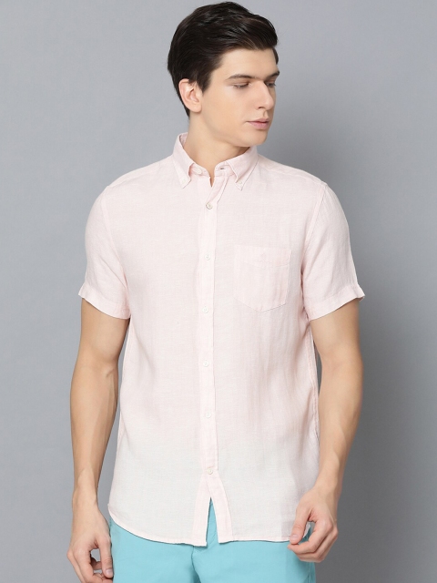 

GANT Men Pink Regular Fit Solid Casual Shirt