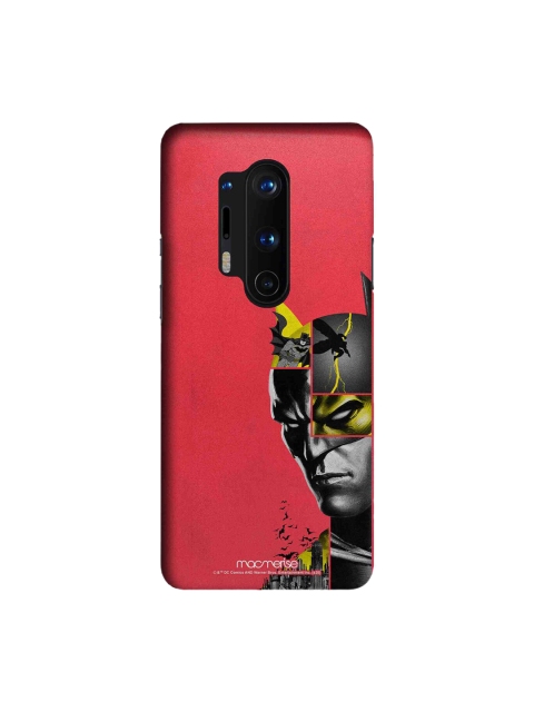 

macmerise Red & Grey DC Comics Bat Collage OnePlus 8 Pro Back Case