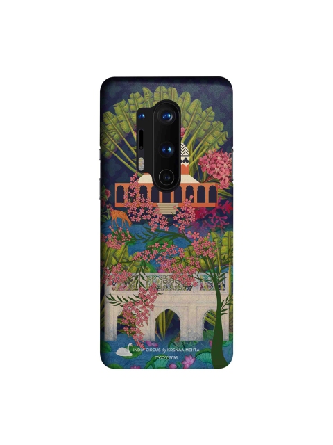 

macmerise Blue & Green Blossoms OnePlus 8 Pro Back Case