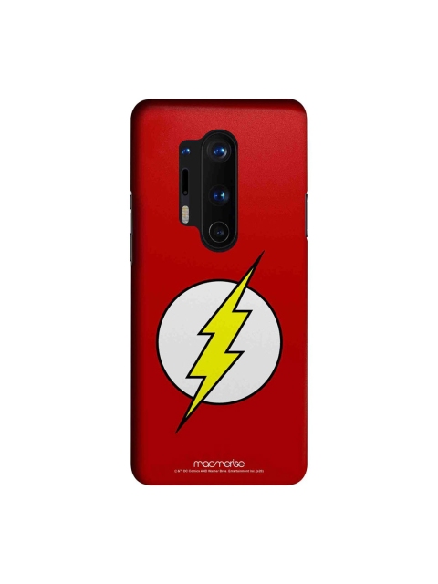 

macmerise Red & White Logo Flash OnePlus 8 Pro Back Case
