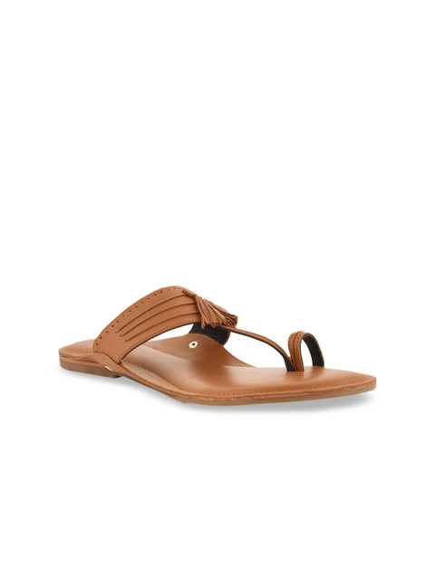 

SKO Men Brown Men Leather Kolhapuris