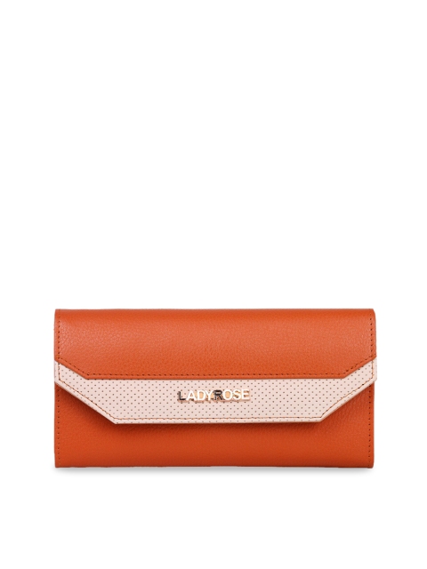 

WOMEN MARKS Women Orange & Pink Colourblocked Envelope