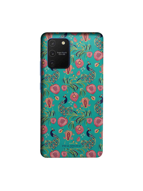 

macmerise Teal Green & Pink Payal Singhal Anaar & Mor Samsung Galaxy S10 Lite Back Case