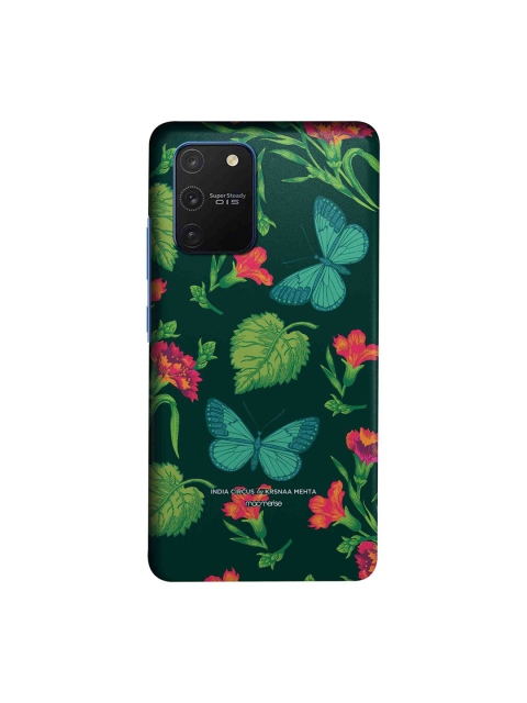 macmerise Green & Pink Butterfly Effect Samsung Galaxy S10 Lite Back Case