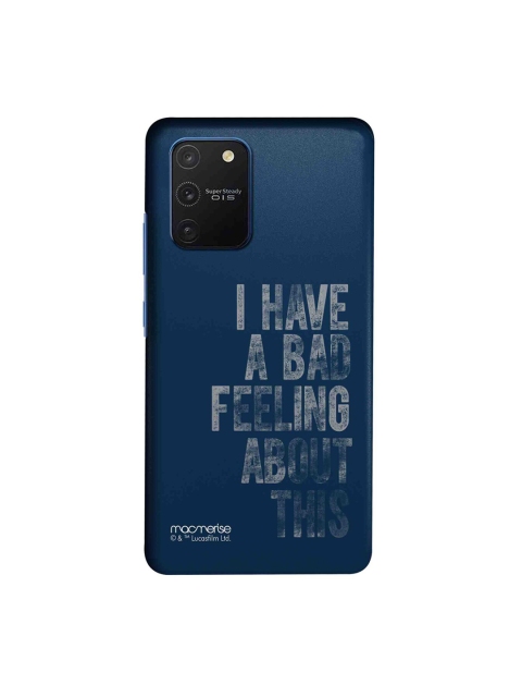 

macmerise Blue & Grey Bad Feeling Samsung Galaxy S10 Lite Back Case