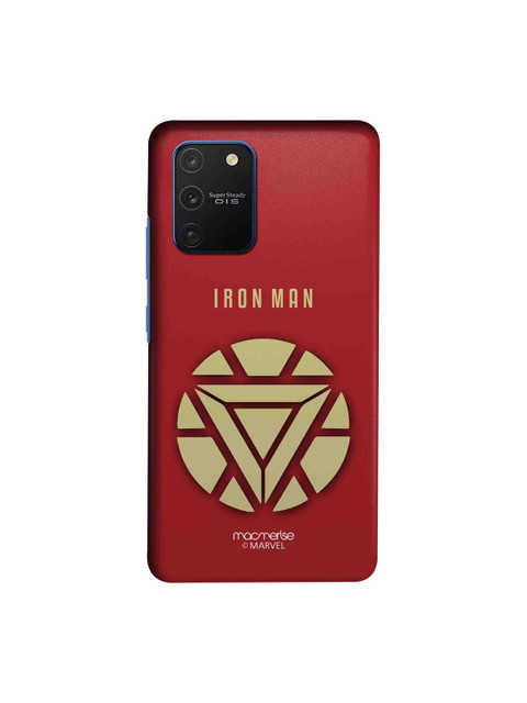 

macmerise Red & Brown Marvel Comics Minimalistic Ironman Samsung Galaxy S10 Lite Back Case