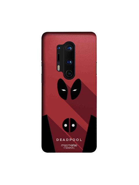 

macmerise Red & Black Marvel Comics Minimalistic Deadpool OnePlus 8 Pro Back Case