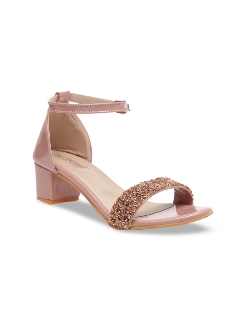 

Butterflies Women Pink Embellished Heels