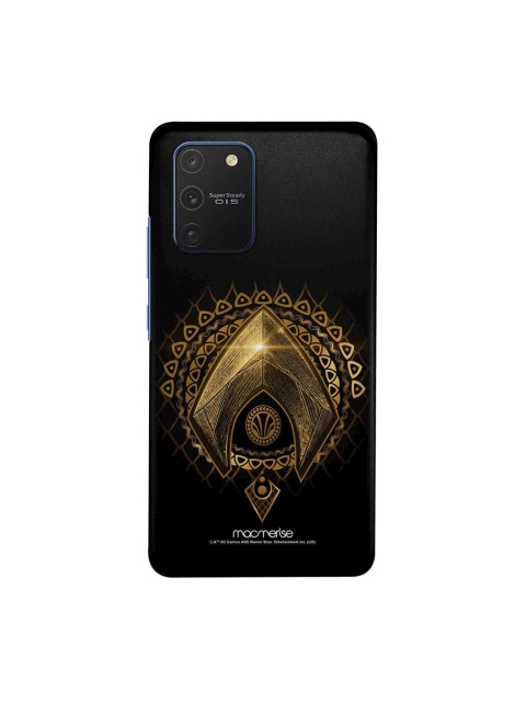 

macmerise Black & Gold-Toned Aquaman Logo Samsung Galaxy S10 Lite Back Case