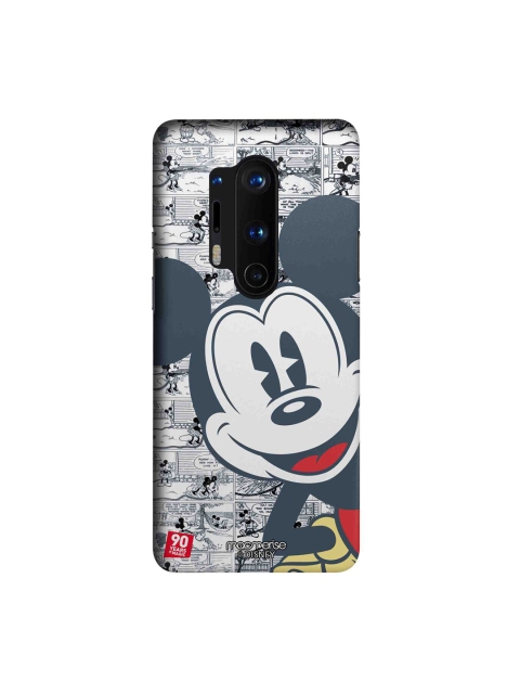 

macmerise Grey & Red Disney Mickey Comicstrip OnePlus 8 Pro Back Case