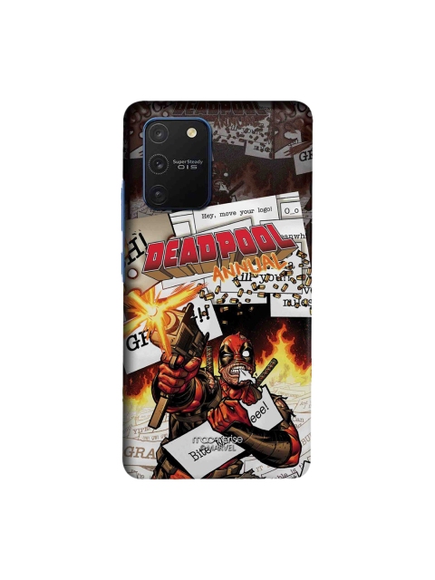 

macmerise Brown & White Comic Deadpool Samsung Galaxy S10 Lite Back Cover