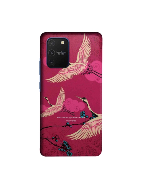 

macmerise Pink & Yellow Flying Flamingoes Samsung Galaxy S10 Lite Back Case