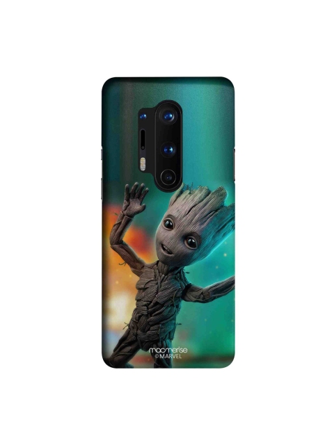 macmerise Green & Grey Marvel Comics Baby Groot Dance OnePlus 8 Pro Back Case