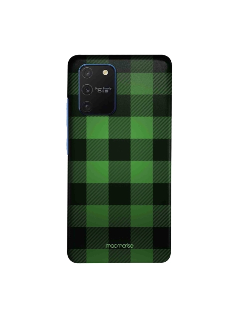 

macmerise Green & Black Checkmate Samsung Galaxy S10 Lite Back Case