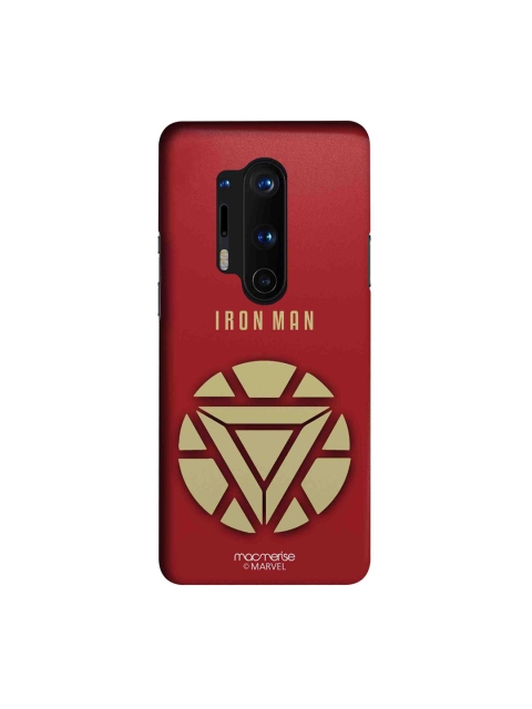 

macmerise Red & Brown Marvel Comics Minimalistic Ironman OnePlus 8 Pro Back Case