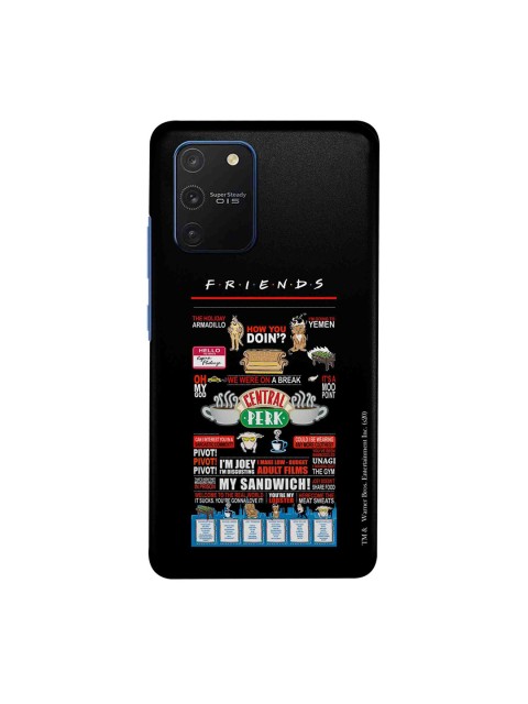 

macmerise Black & Red Friends Favorites Samsung Galaxy S10 Lite Back Case