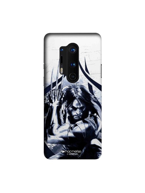 

macmerise White & Black Marvel Comics Lethal Logan OnePlus 8 Pro Back Case