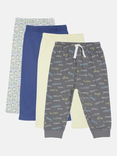 

MINI KLUB Infant Girls Pack Of 4 Track Pants, Blue