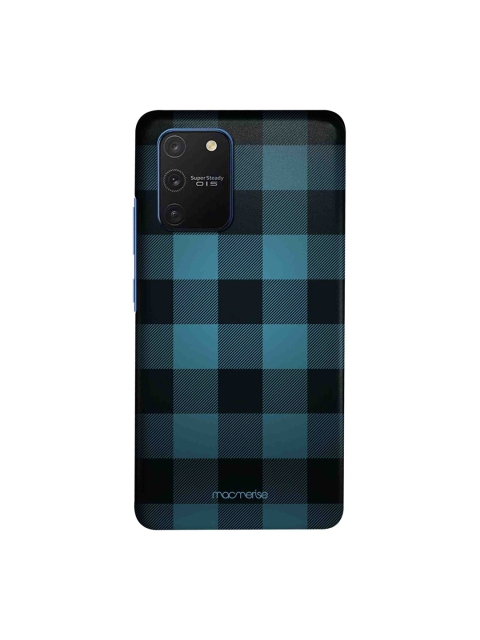 

macmerise Blue & Black Checkmate Samsung Galaxy S10 Lite Back Case