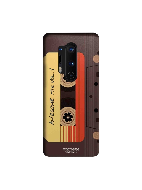 

macmerise Brown & Yellow Marvel Comics Awesome Mix Tape OnePlus 8 Pro Back Case