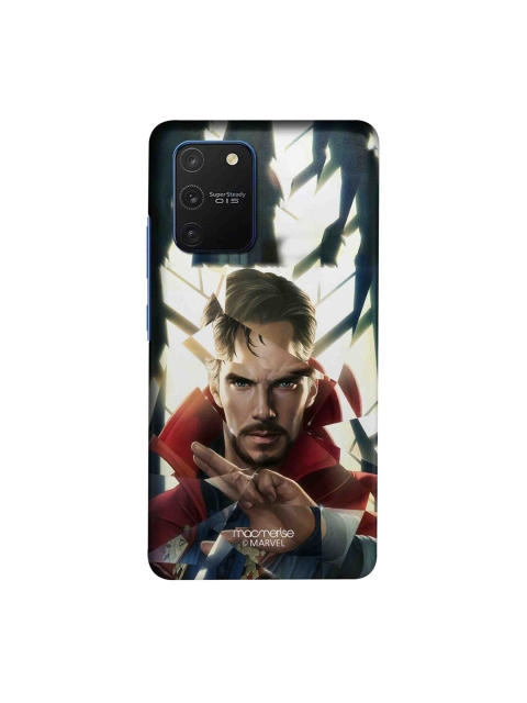 

macmerise Beige & Red Doctor Strange Geometric Samsung Galaxy S10 Lite Back Cover