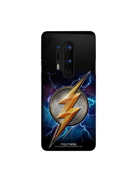

macmerise Black & Blue Flash Storm OnePlus 8 Pro Back Case