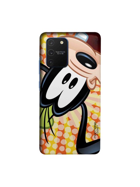 

macmerise Beige & Black Goofy Upside Down Samsung Galaxy S10 Lite Back Cover