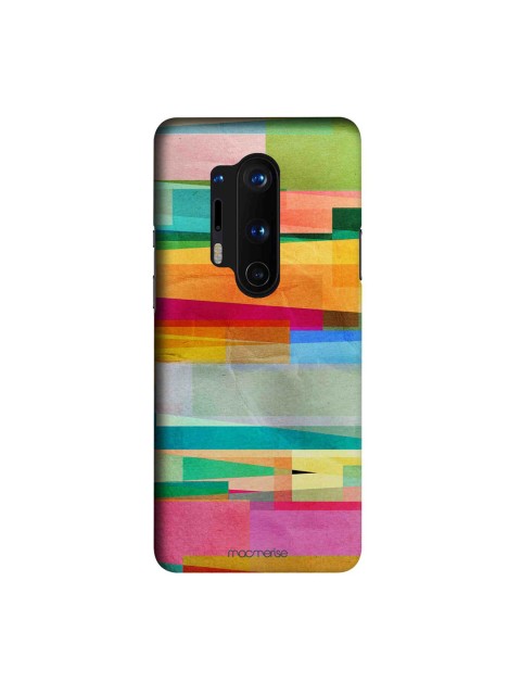 

macmerise Multicoloured Abstract Fusion OnePlus 8 Pro Back Case, Multi