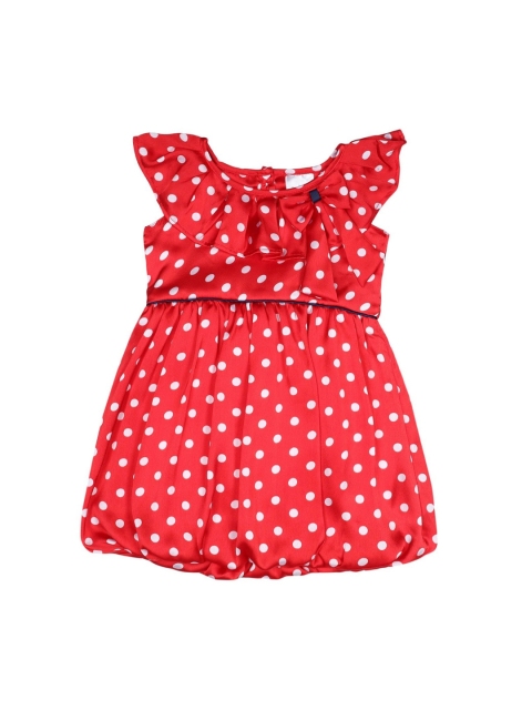 

Doodle Girls Red Polka Dot Printed Balloon Dress