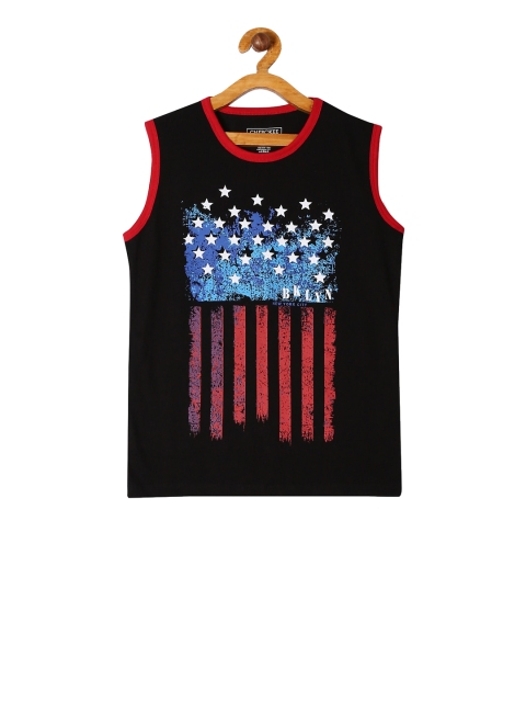 

Cherokee Boys Black & Red Printed Round Neck T-shirt