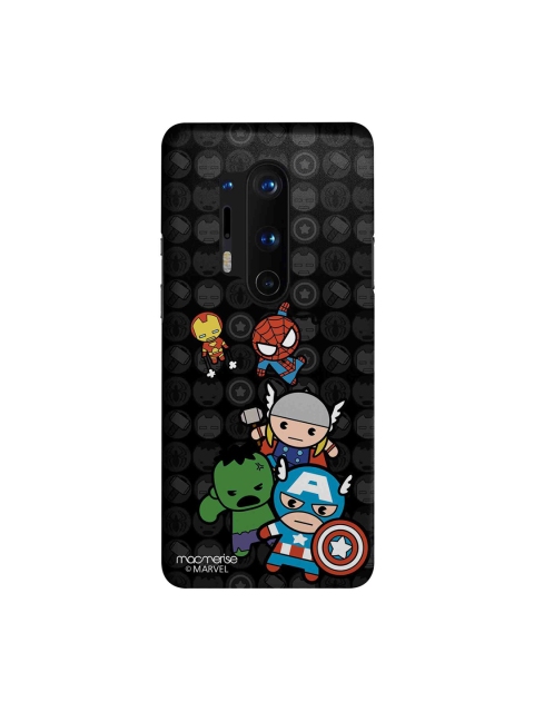 

macmerise Black & Blue Marvel Comics Kawaii Art OnePlus 8 Pro Back Case
