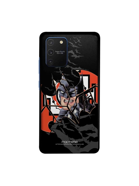 

macmerise Black & Orange DC Comics Angry Bat Samsung Galaxy S10 Lite Back Case