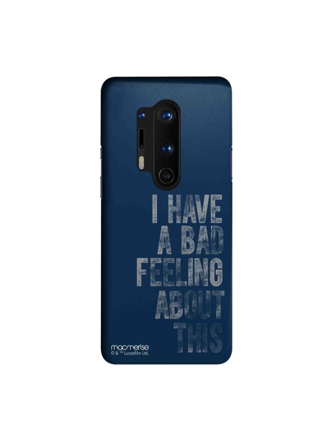 

macmerise Blue & Grey Bad Feeling OnePlus 8 Pro Back Case