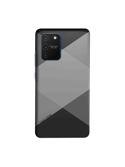 

macmerise Grey & Black Criss Cross Grey Samsung Galaxy S10 Lite Back Cover