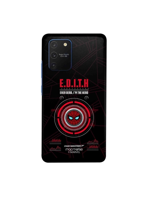 

macmerise Black & Red Marvel Comics Hello Edith Samsung Galaxy S10 Lite Back Case