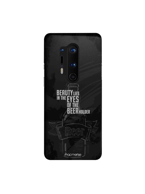 

macmerise Black & Grey Beer Holder OnePlus 8 Pro Back Case