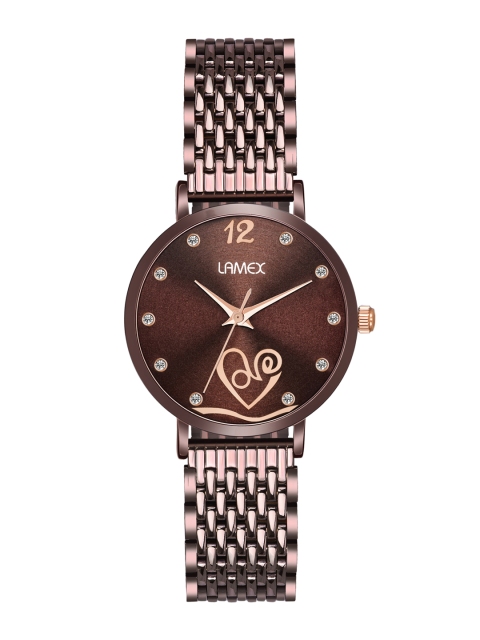 

LAMEX Women Brown Analogue Watch BIONDLX-8644-BR