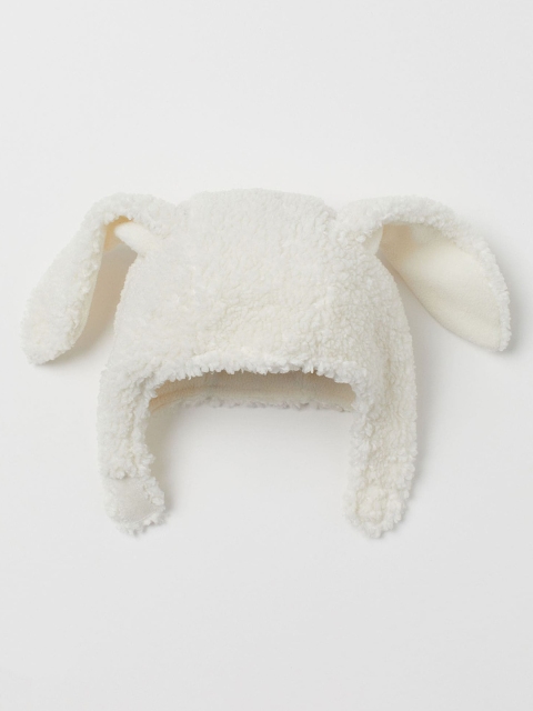 

H&M Kids Off White Faux Shearling Hat