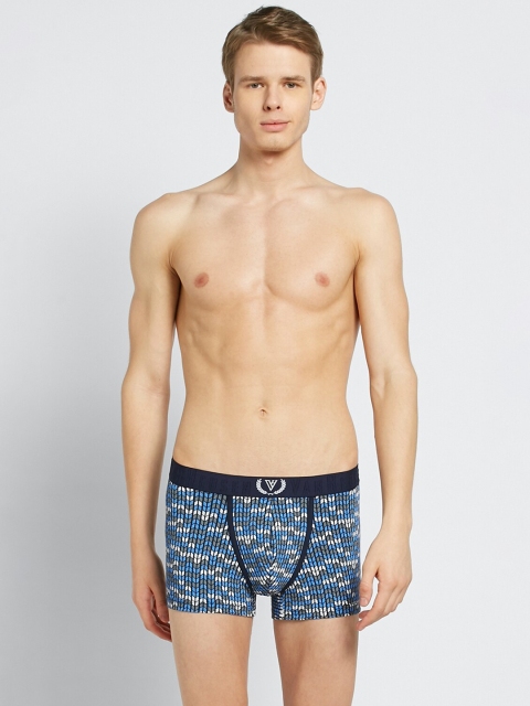 

Van Heusen Men Blue & White Printed Trunks IHETR1VSPT170004