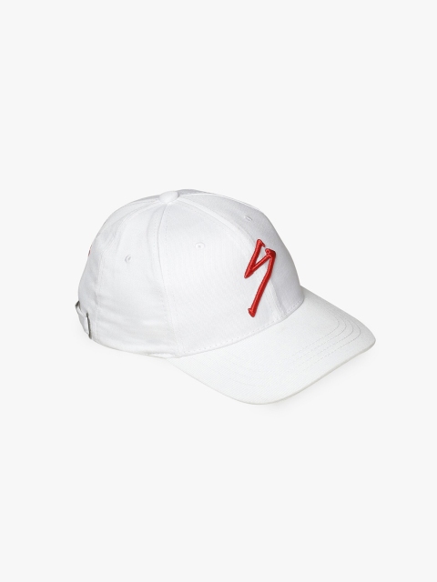 

SG Unisex White Solid Baseball Cap