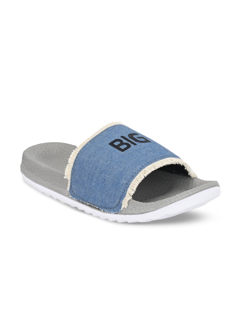 

Big Fox Men Blue Printed Sliders