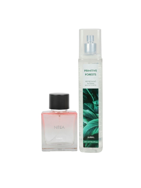 

Ajmal Set of Women Neea EDP & Unisex Primitive Forest EDT, Pink