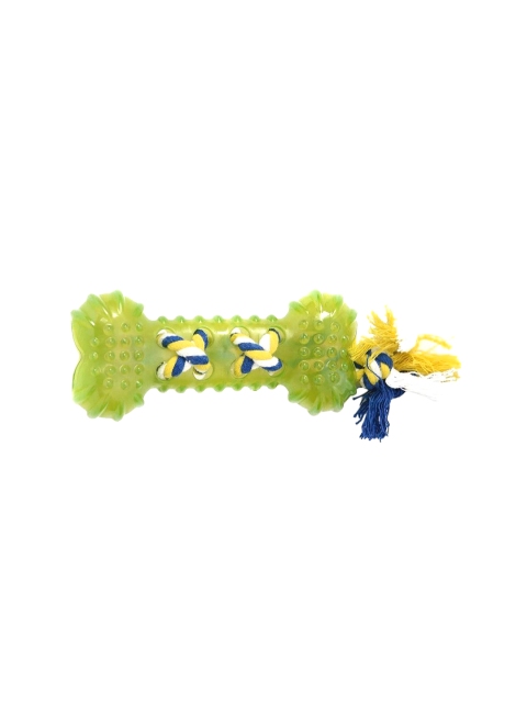 

Heads Up For Tails Green HUFT Bone Shape Dog Toy