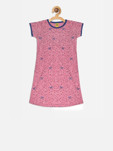 

Punkster Pink Printed Nightdress