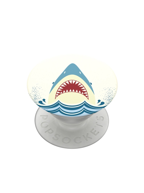

PopSockets White & Blue Shark Jump Swappable PopGrip