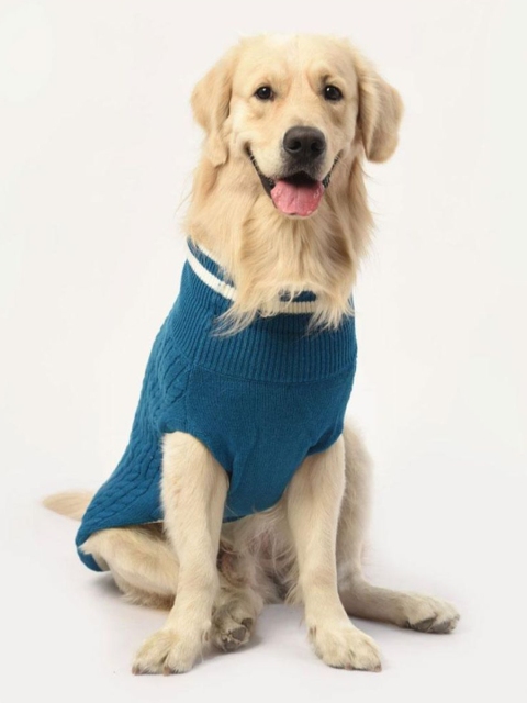 

Heads Up For Tails Blue HUFT Winter Land Dog Sweater